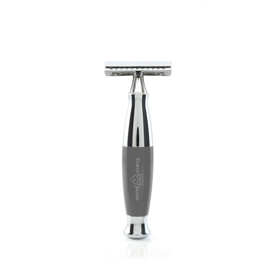 Edwin Jagger Diffusion 36 Series Rasierhobel, doppelseitig, Grau, Grau