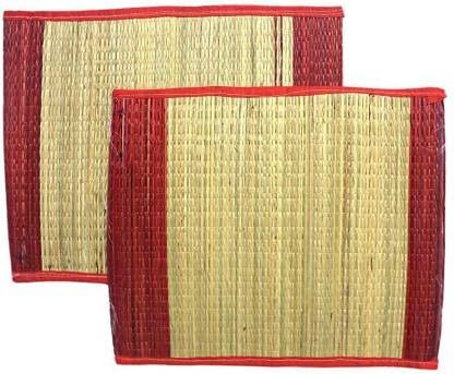 Pooja Aasan Puja asan Matte Puja Asana für Mandir Kusha Asan Madurkathi/Kusha Grass/Korai Pai 45,7 x