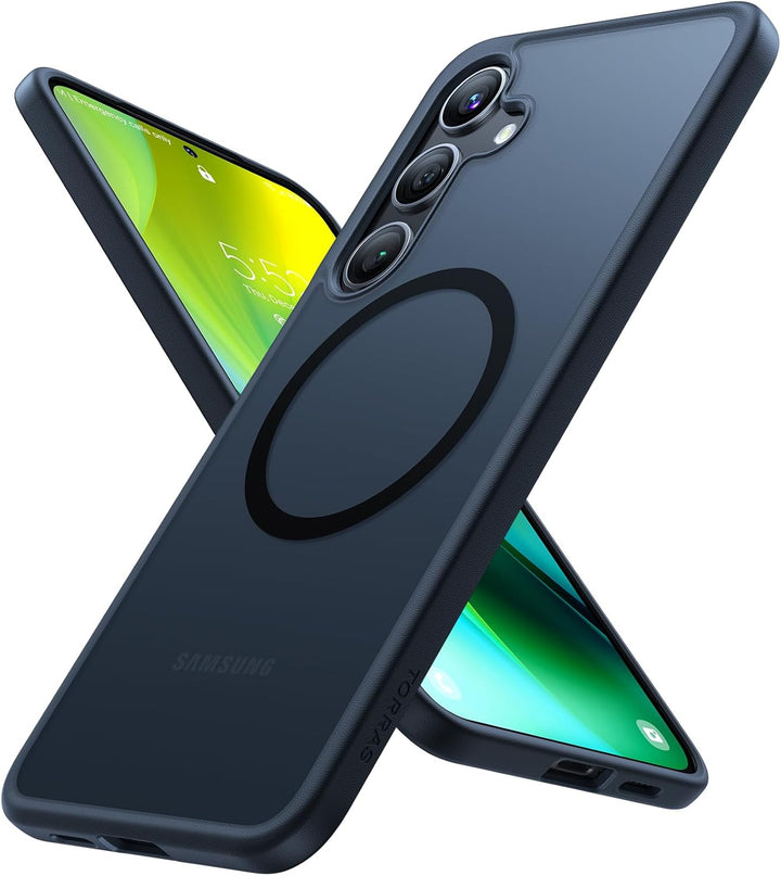 TORRAS für Samsung Galaxy S24 Hülle für MagSafe [TOP Militärschutz & Magnetkraft] Samsung S24 Hülle