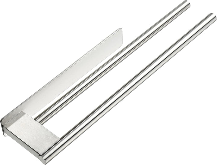 Dvocel Handtuchhalter ohne Bohren Doppelt 304 Edelstahl Handtuchstange Zweiarmig Selbstklebend Gäste
