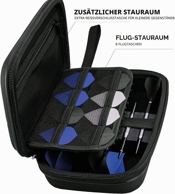 Offiziell lizenziertes Alchemy Dart-Etui, Gothic-Horror-Design, Aufbewahrungsbeutel, Schwarz , Handg