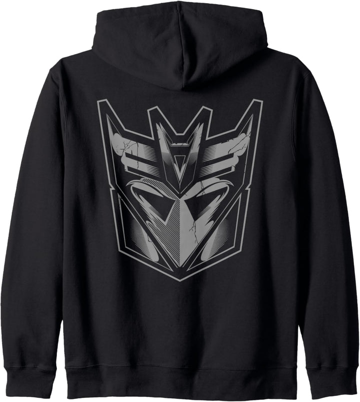 Decepticon-Schild mit Transformers-Logo Kapuzenjacke