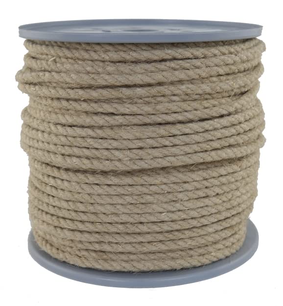 Hanfseil - Hanf-Seil Durchmesser 6 mm - 100 Meter auf Scheibenspule - 100%