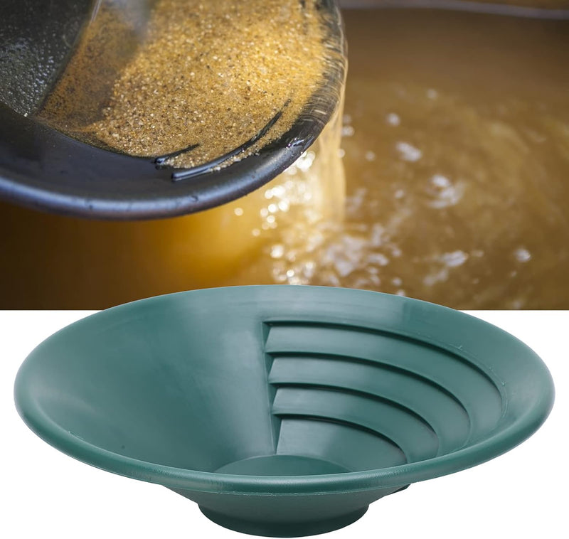 Gold Panning Tool, verbessert die Sichtbarkeit von Gold Gold Pan für Creek für unzugängliche Berge f