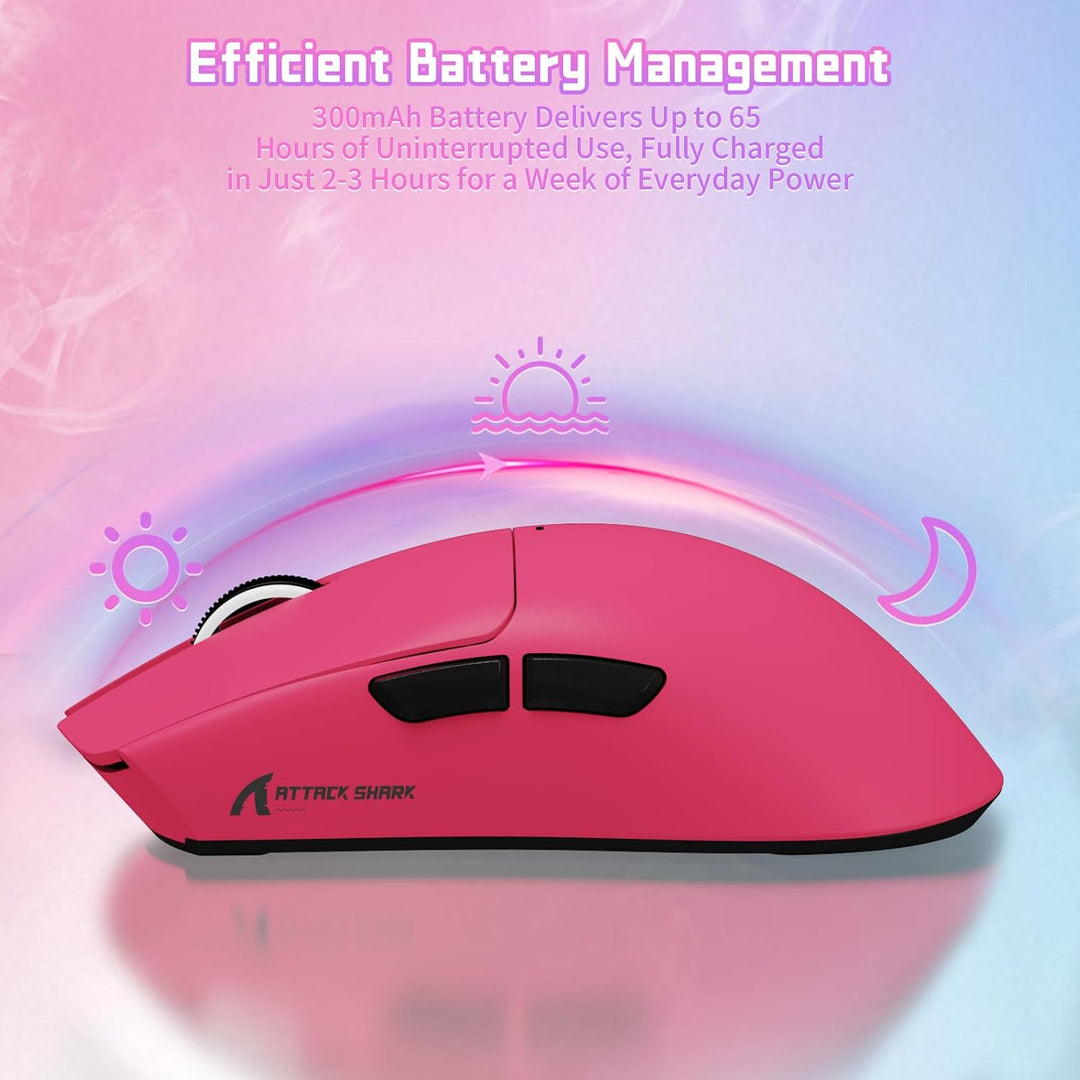ATTACK SHARK X11 SE Kabellose Gaming-Maus, PixArt PAW3311 Gaming-Sensor, BT/2.4G Wireless/Kabelgebun