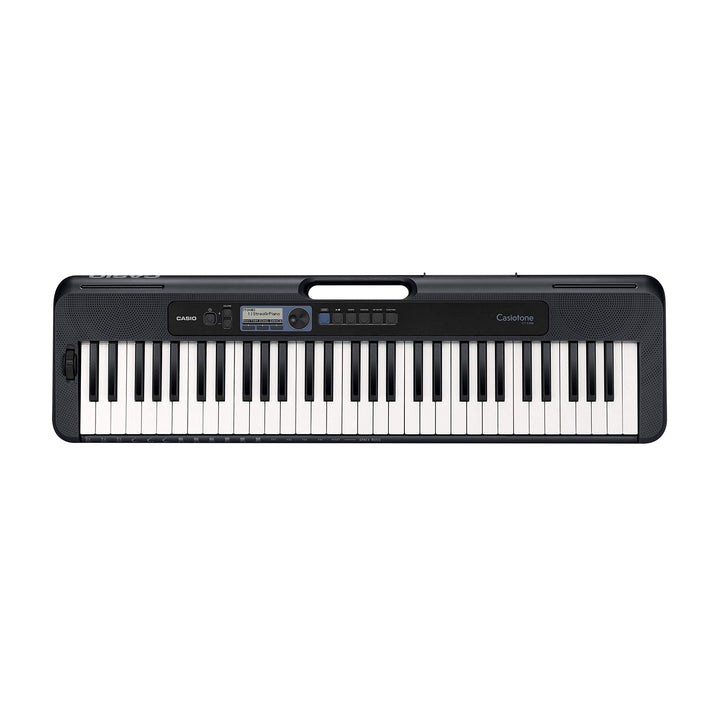 Casio CT-S300 CASIOTONE Keyboard mit 61 anschlagdynamischen Standardtasten und Begleitautomatik, sch