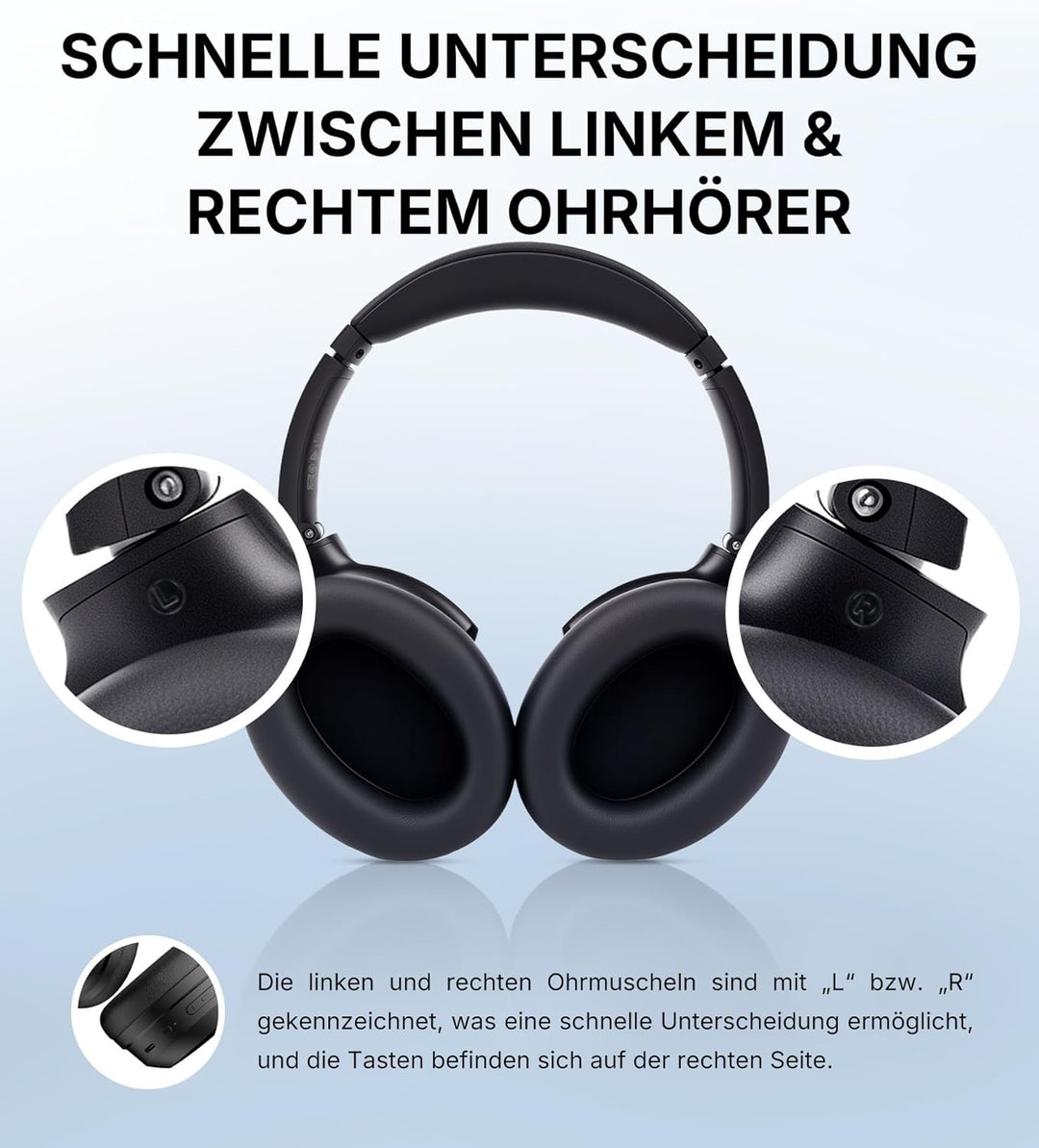 Edifier WH700NB Pro Kabellose Over-Ear Kopfhörer mit -43dB Aktiver Geräuschunterdrückung, Hi-Res Aud