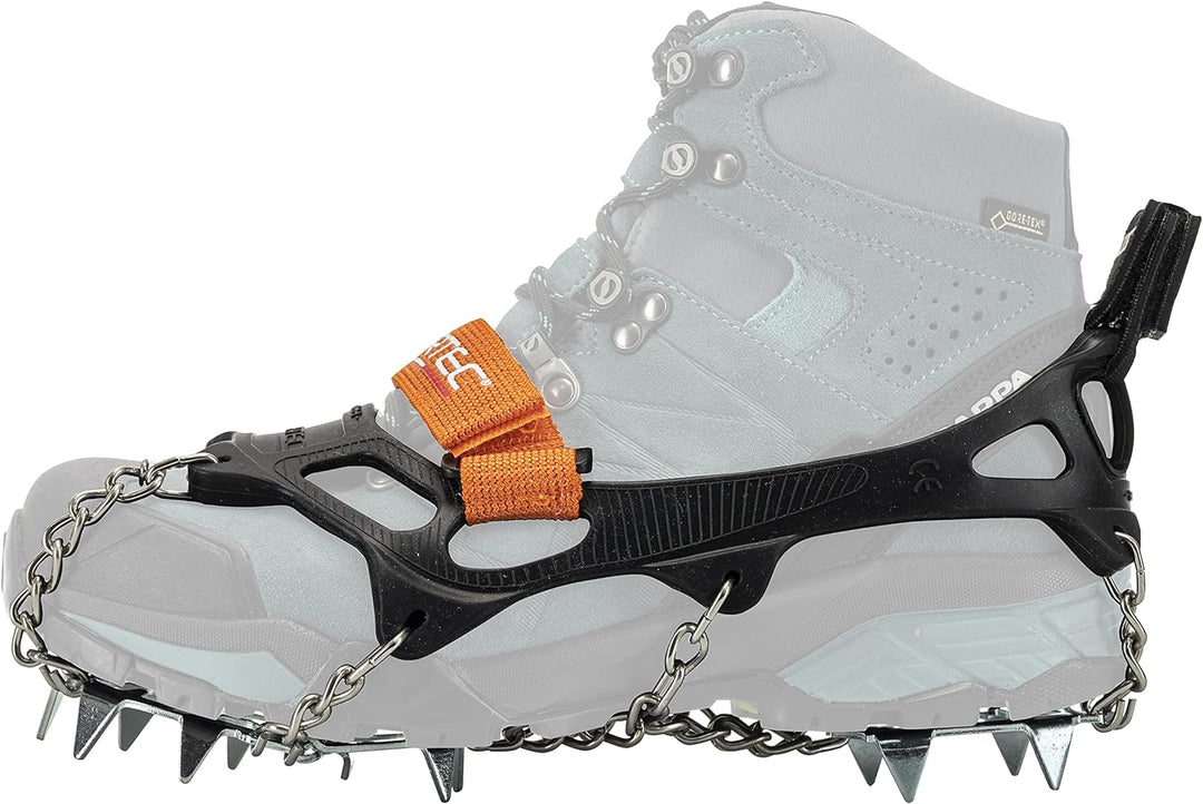 Nortec Spikes ALP 2.0 Made in Italy für Winter Trekking auf EIS und Schnee, Micro Spikes Leicht für