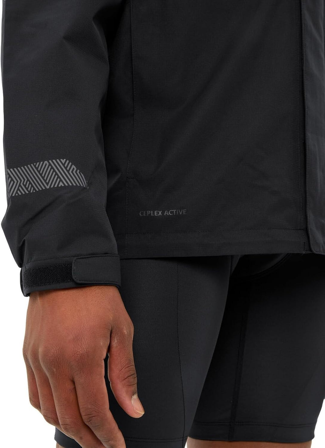 VAUDE Men's Luminum Jacket II - Regenjacke Herren - reflektierende Elemente M Schwarz, M Schwarz