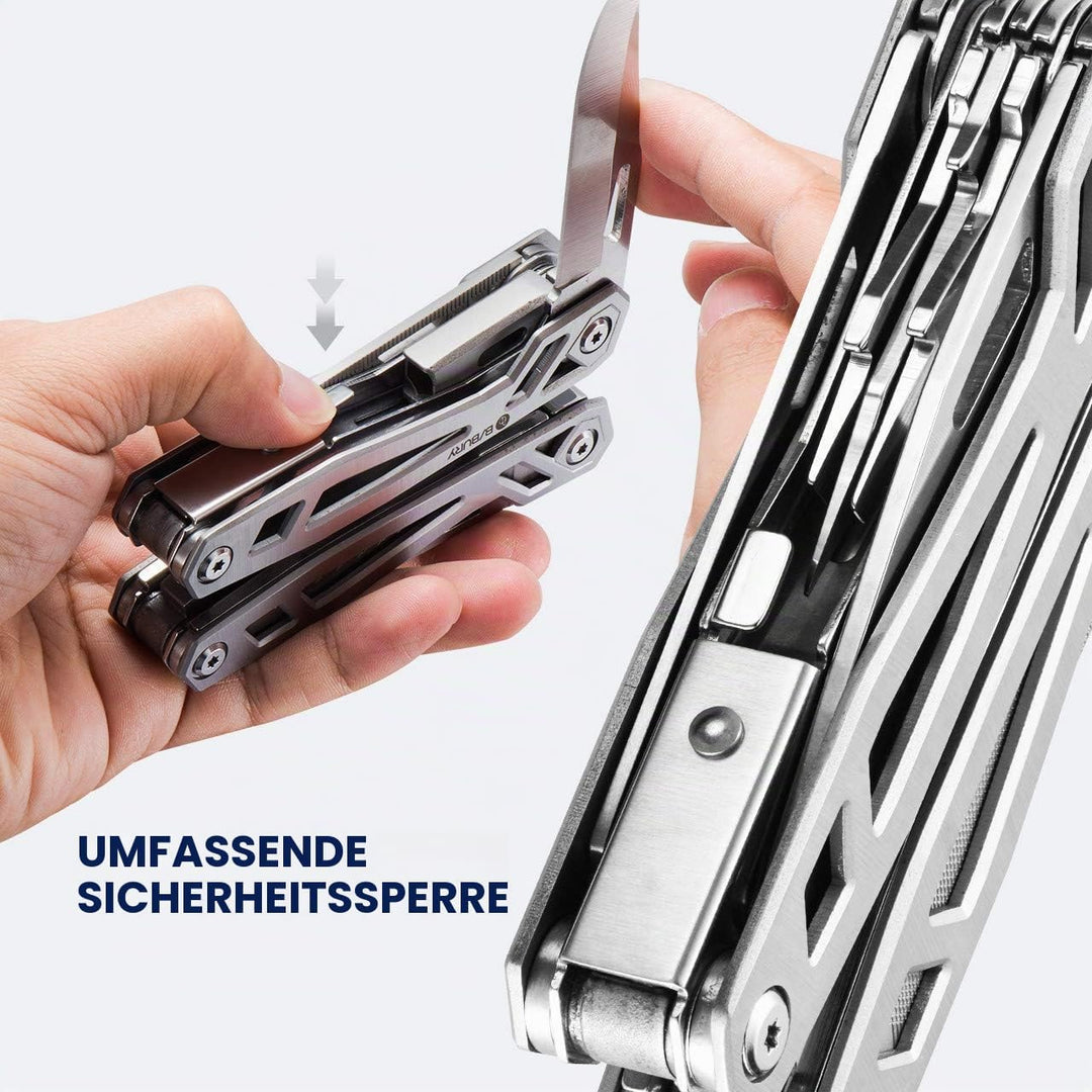 Geschenke für Männer Frauen, BIBURY Faltbares Multitools, Weihnachtsgeschenke Tools, Werkzeug Zange