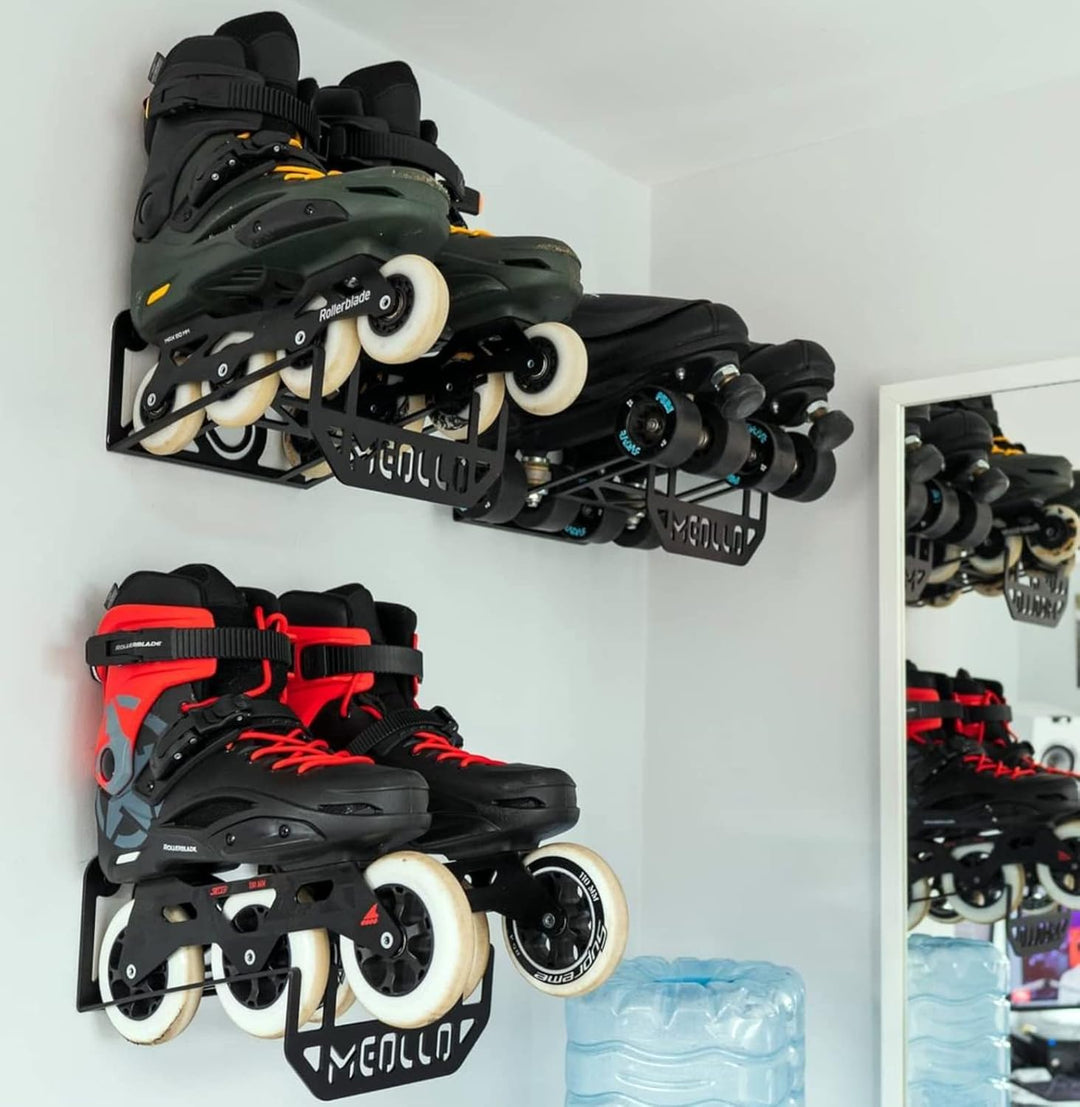 MEOLLO Rollschuhe Wandhalterung (100% Stahl)