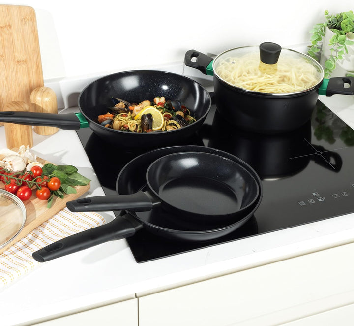 Russell Hobbs RH03266EU7 Verde Thermocollar 28cm Topf mit Deckel – gesunde keramische Antihaftbeschi