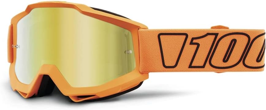 100% Accuri Goggle Luminari, Erwachsene,Spiegel Gold Linse Gold/Orange, Gold/Orange