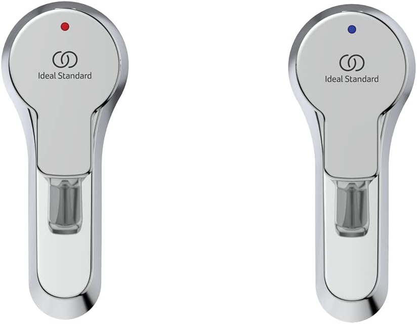 Ideal Standard B1146AA Waschtischarmatur Calista, Chrom Basin Pillar Taps, Basin Pillar Taps