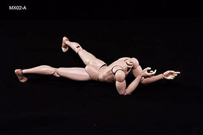 1/6 Männlicher Körper,12'' Europa Haut Actionfigur Körper Spielzeug MX02-A Für 1/6 Kopf Skulptur, A