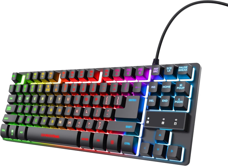 Trust GXT 833 Thado TKL Gaming-Tastatur, Französisches AZERTY-Layout