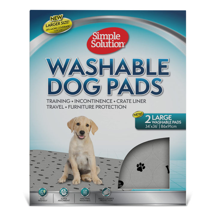 Simple Solution Waschbare Trainings- und Reise-Hundekissen, wiederverwendbare Hundekissen, saugfähig