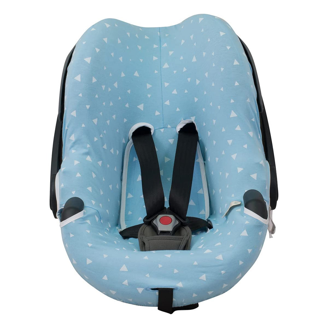 JYOKO Kids Bezug Kompatibel mit BeSafe iZi Go (Blue Sparkles), Blue Sparkles