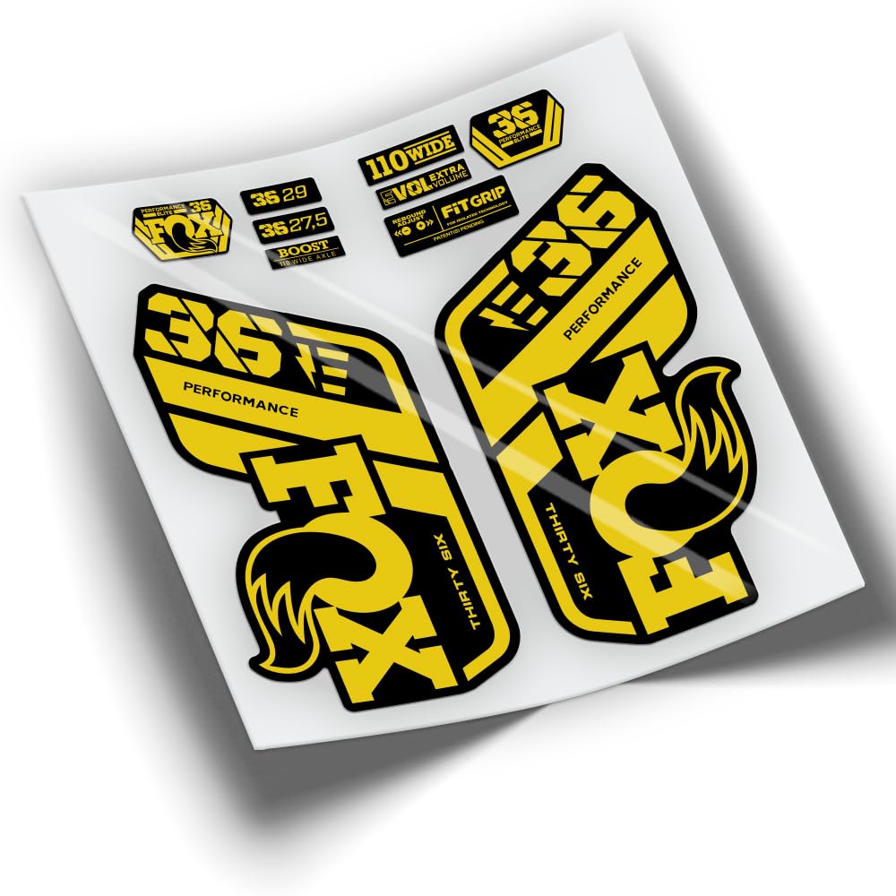 Ref: VP431 Aufkleber kompatibel mit FOX 36 Gabel 2021-2025 Performance MTB, Sticker, Aufkleber, Aufk