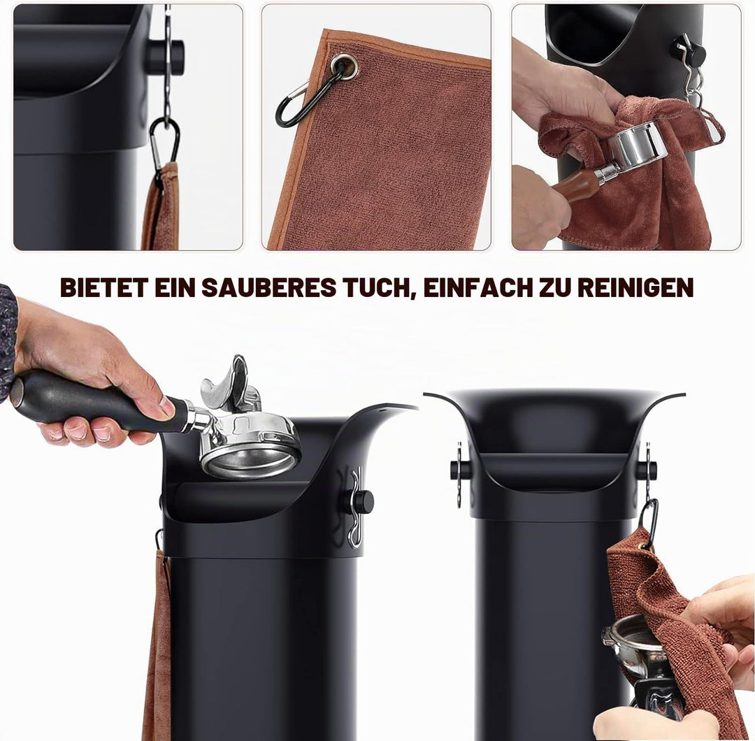 Qcwwy Coffee Knock Box Kaffeesatz-Sammelbehälter Bodenstehender Kaffeesatz-Sammelbehälter für die Kü