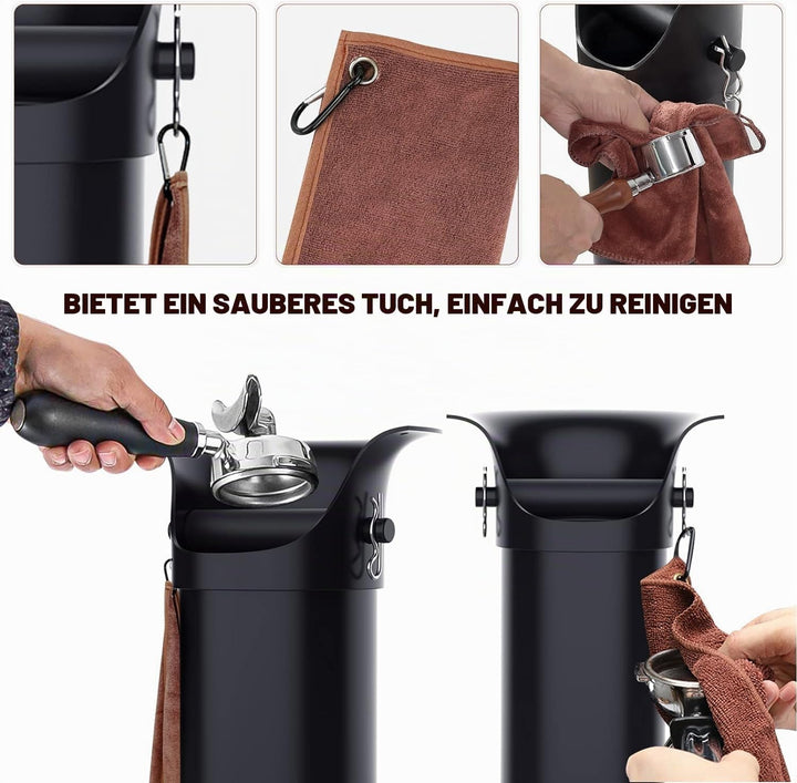Qcwwy Coffee Knock Box Kaffeesatz-Sammelbehälter Bodenstehender Kaffeesatz-Sammelbehälter für die Kü