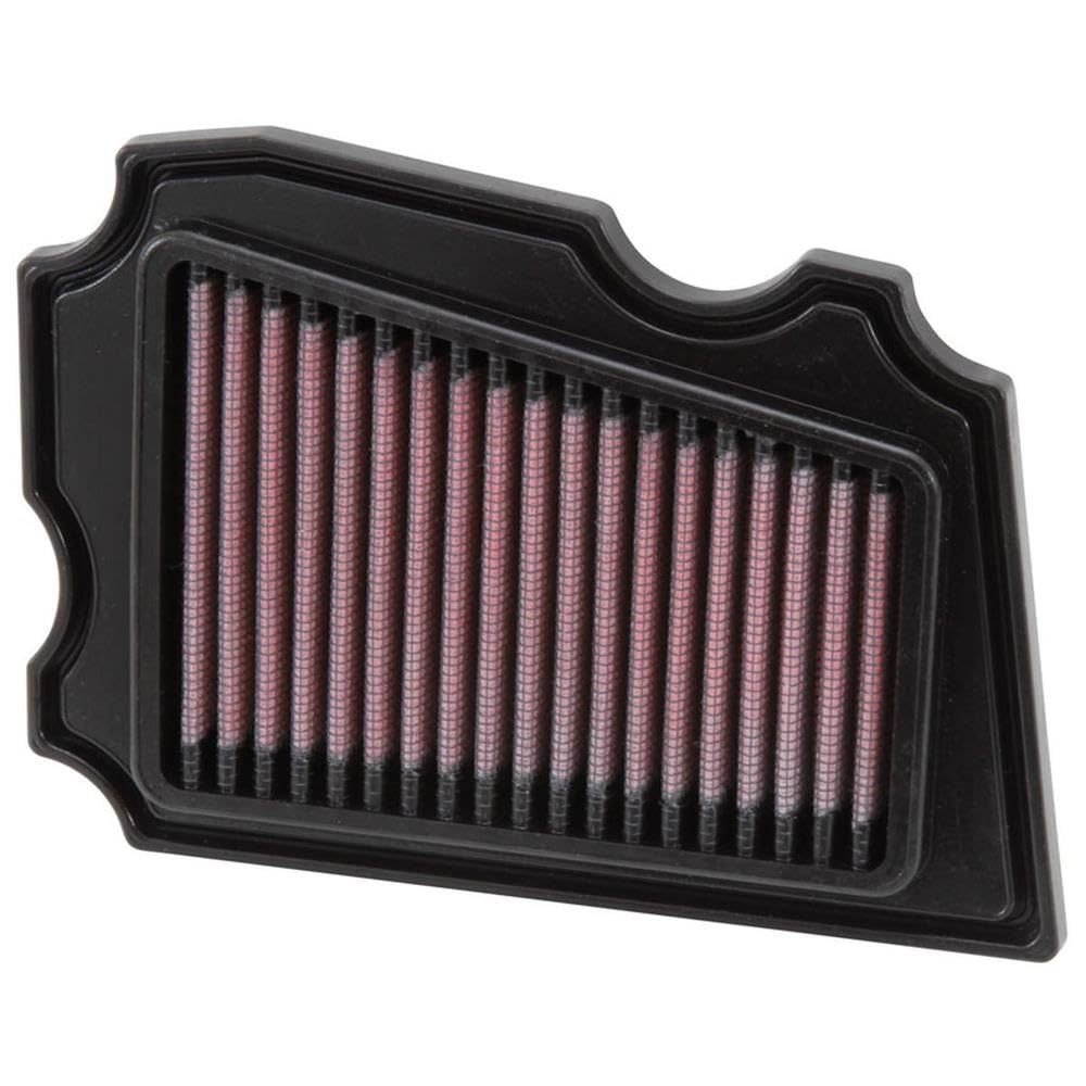 K&N YA-2002 Motorrad Luftfilter, Rot
