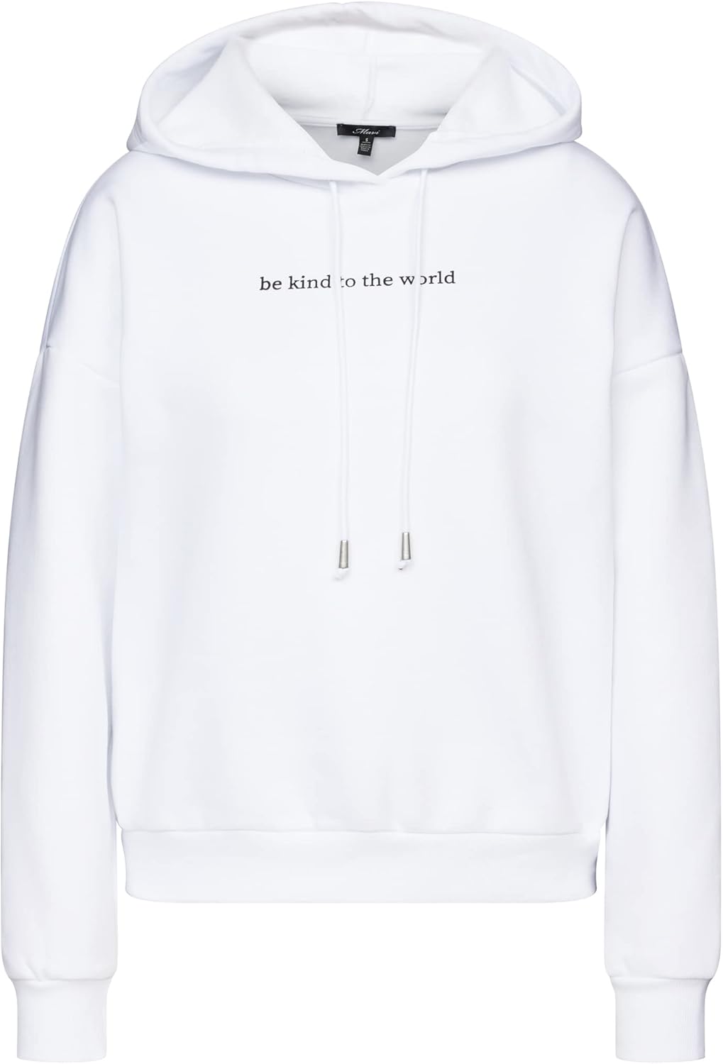 Mavi Damen Be Kind to The World Printed Sweatshirt XL Weiss, XL Wei&#xDF;