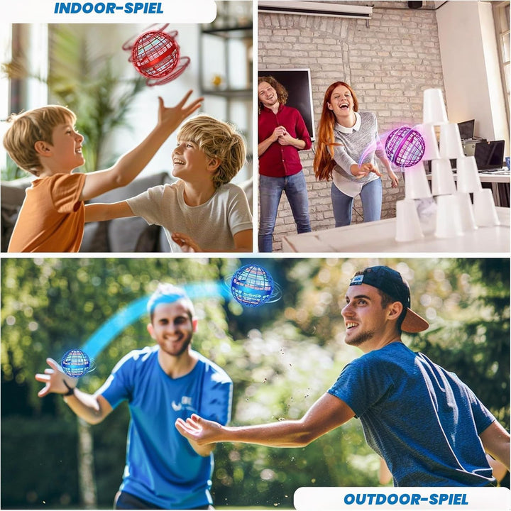 2026 Fliegender Ball Spielzeug FüR Junge, Hover Flying Rotierender Schwebeball Magischer Boomerang S