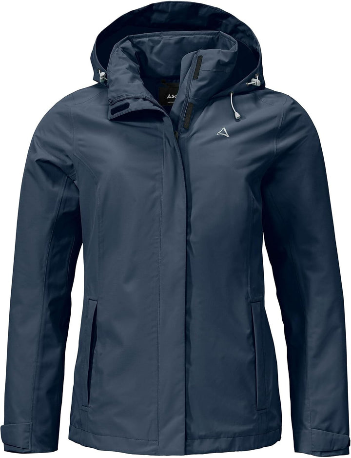 Schöffel Damen Jacket Gmund L, wind- und wasserdichte Regenjacke, atmungsaktive Outdoor Jacke, Wande