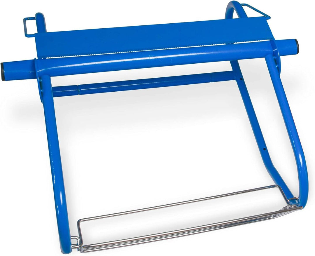 Wandhalter mit Müllsackhalterung für Putztuchrollen | für Industrierolle bis 40 cm Breite | Putzroll