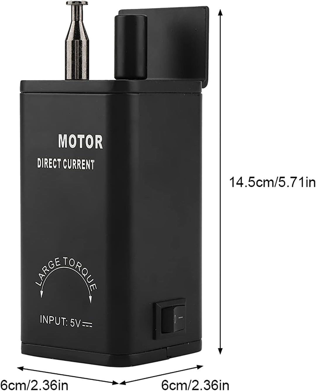 Uadme DC 5V BBQ Grill Motor Low Power Low Noise Aluminium Grillmotor Grillwerkzeug Zubehör mit USB K