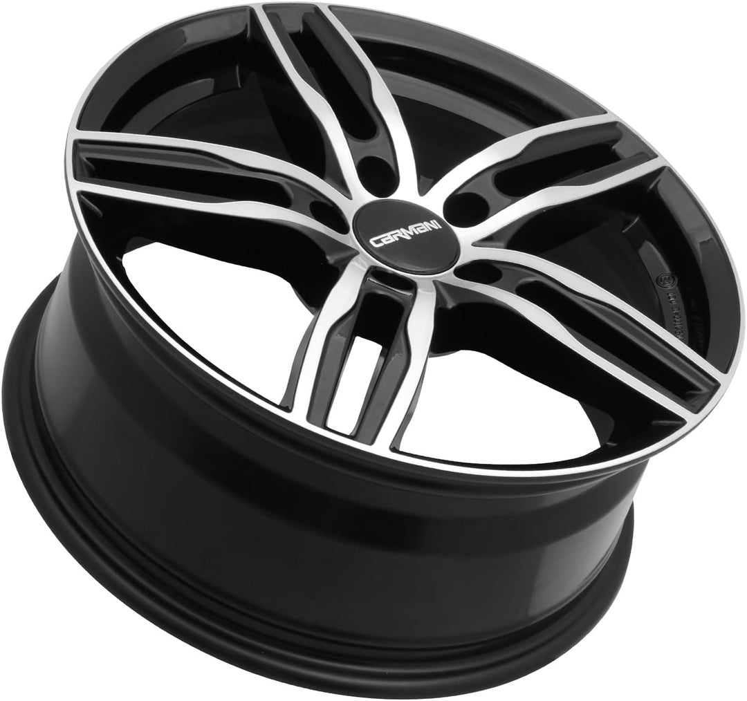 CARMANI 14 Paul black polish 6,5x16 ET42 5.00x112 Hub Bore 57.10 mm - Alu felgen