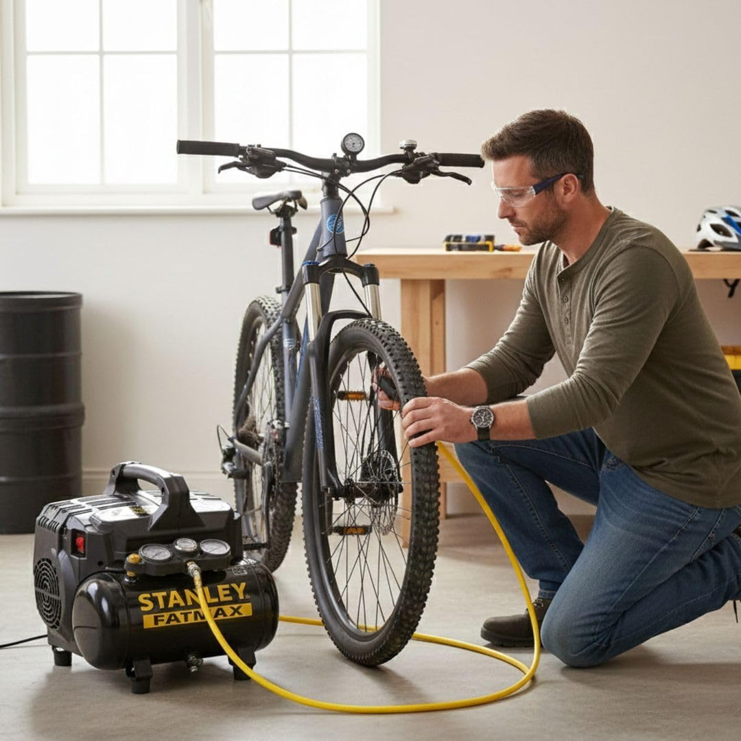 STANLEY FATMAX Silent Air Compressor DST 101/8/6SI - Silent Compressor - 59