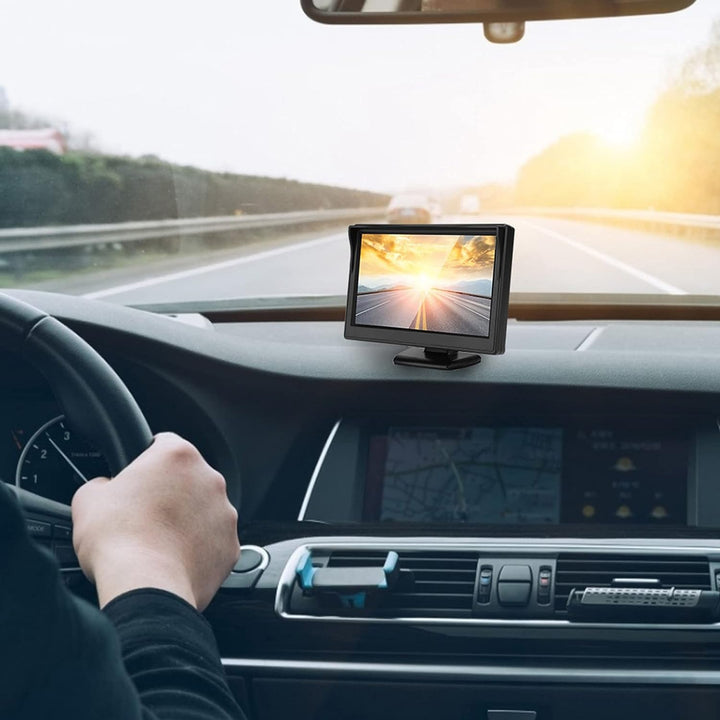 5-Zoll-TFT-LCD-Rückfahrparkplatz Wasserdichtes -Display für Rückfahrkamera