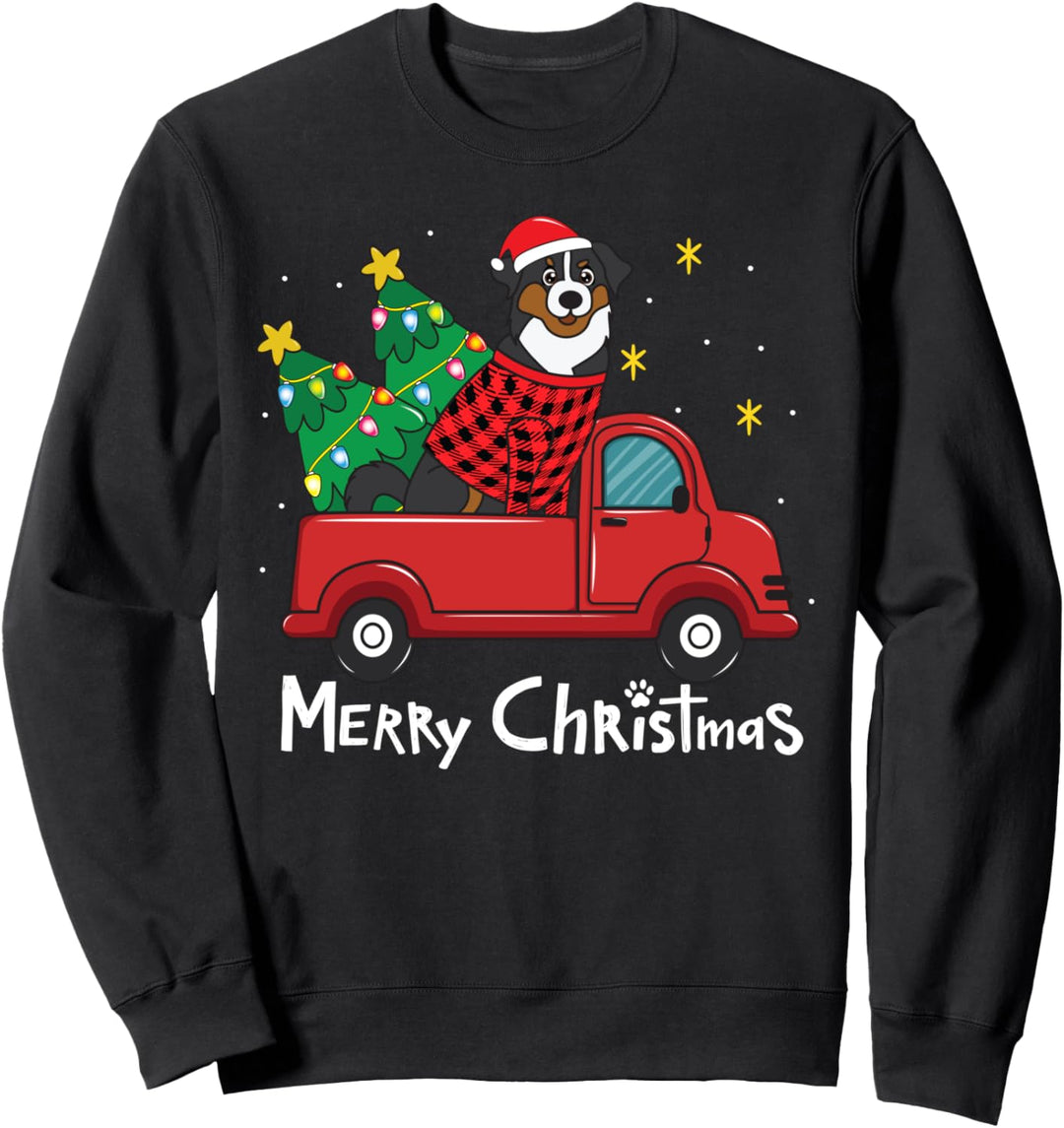 Appenzeller Sennenhund Weihnachten Lustiges Geschenk Sweatshirt