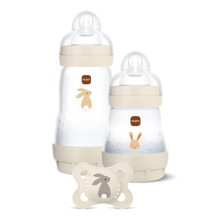 MAM Easy Start Anti-Colic Starter Set S | 0+ Mon | Baby Erstausstattung | 94% Akzeptanz & 96% Hebamm