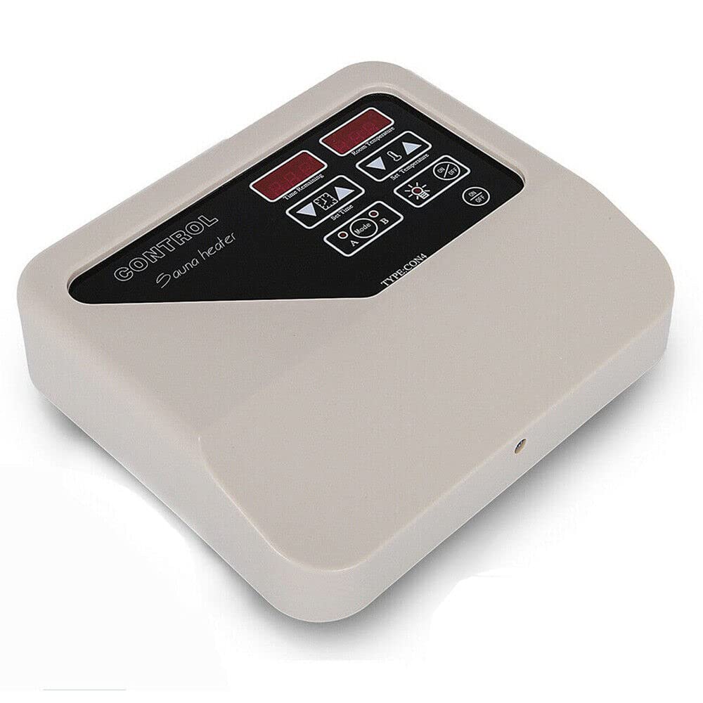 HuKaiL 3-9 KW Saunasteuerung Saunasteuergerät mit Temperaturfühler, 40-105 ° C Sauna Digital Control