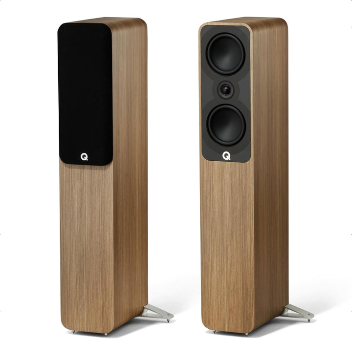 Q ACOUSTICS 5040 Einzelner Standlautsprecher Holme Oak – 12,7 cm Mittel-/Bass-Treiber, 2,5 cm Hochtö
