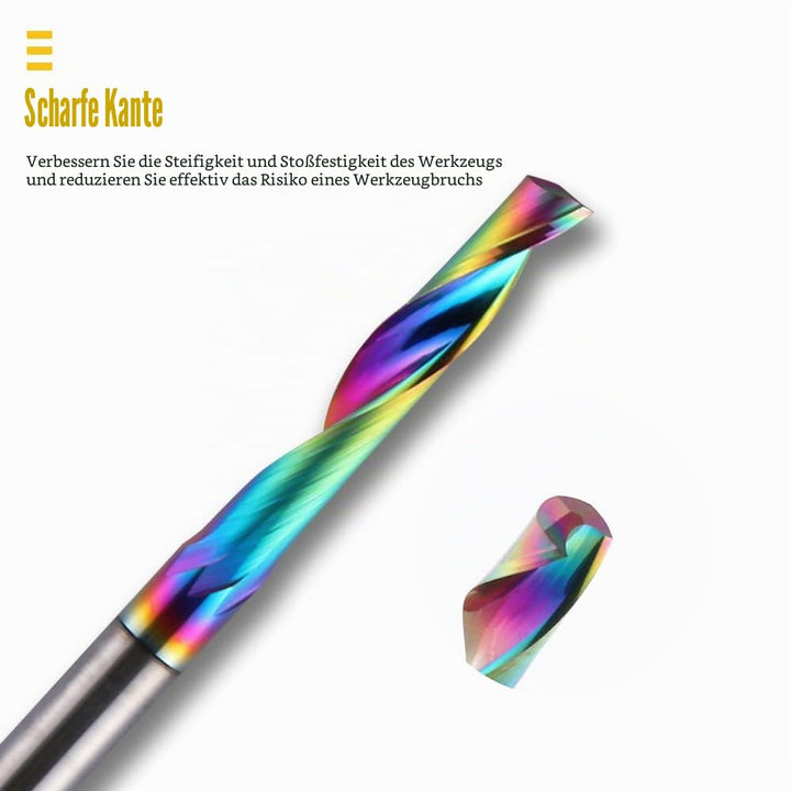 EU_HOZLY CNC-Fräser mit einer Nut, 1/8-Zoll-Schaft, 1/8-Zoll-Schnittdurchmesser, 17 mm (0,67 Zoll),
