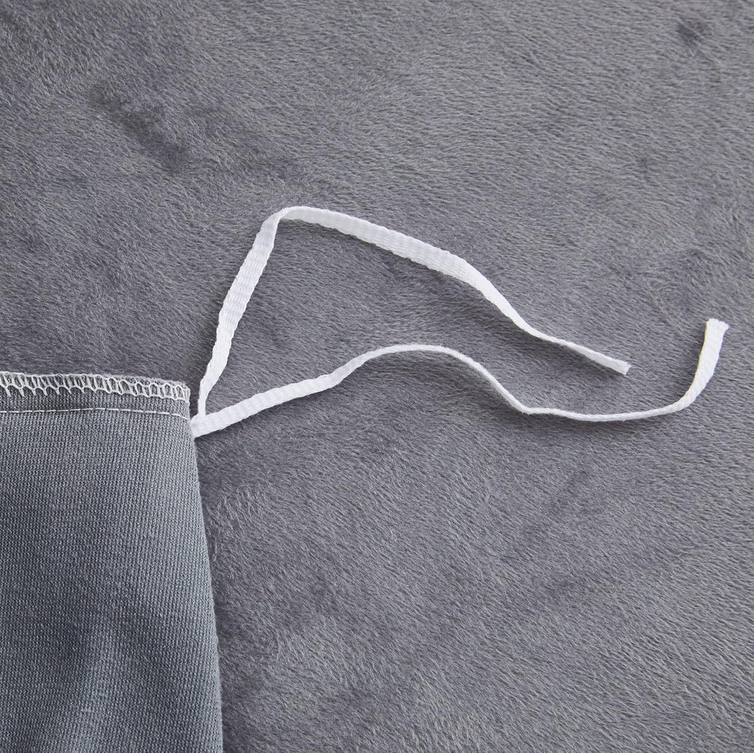 Damier Winter Bettwäsche 220x240cm Grau Dunkelgrau Plüsch Warme Bettwäsche Set 3 Teilig Cashmere Tou