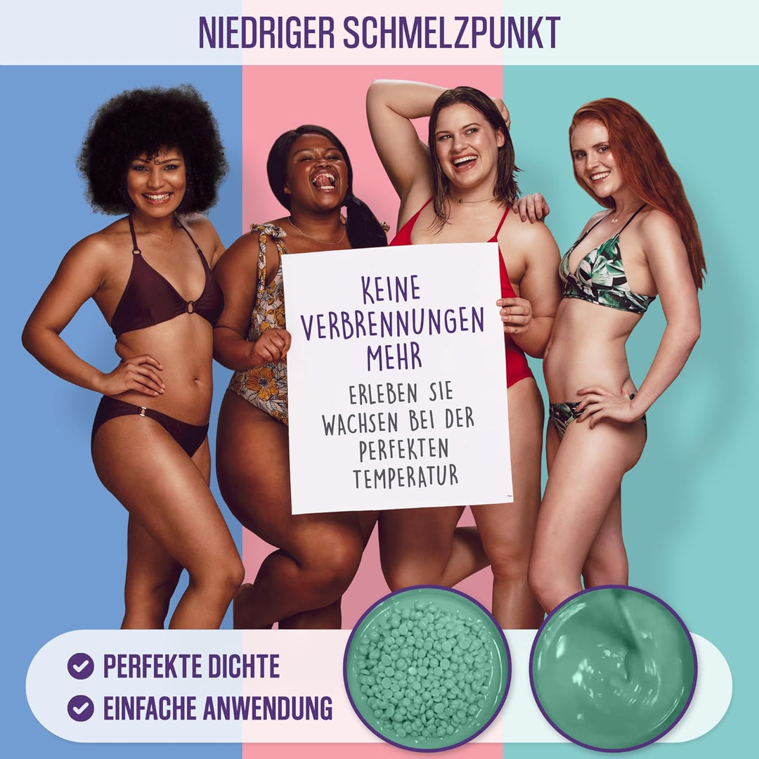 Wachs, Waxing Perlen Set für Wax Warmer - Brazilian für Waxing Maschine - Wachsperlen Haarentfernung