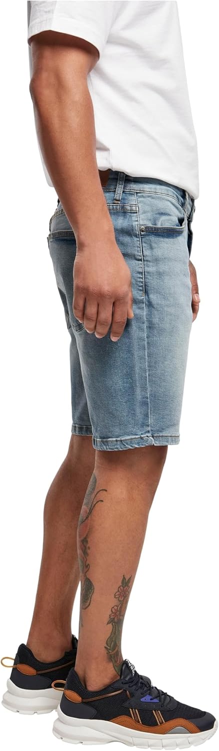 Urban Classics Herren Relaxed Fit Jeans Shorts, kurze Männer Jeanshose, erhältlich in vielen verschi