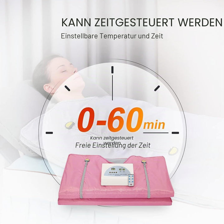 VAYOTOY Infrarot-Saunadecke 2 Zone Digital Heim Saunadecke Professionel Detox Therapie Sauna Tragbar