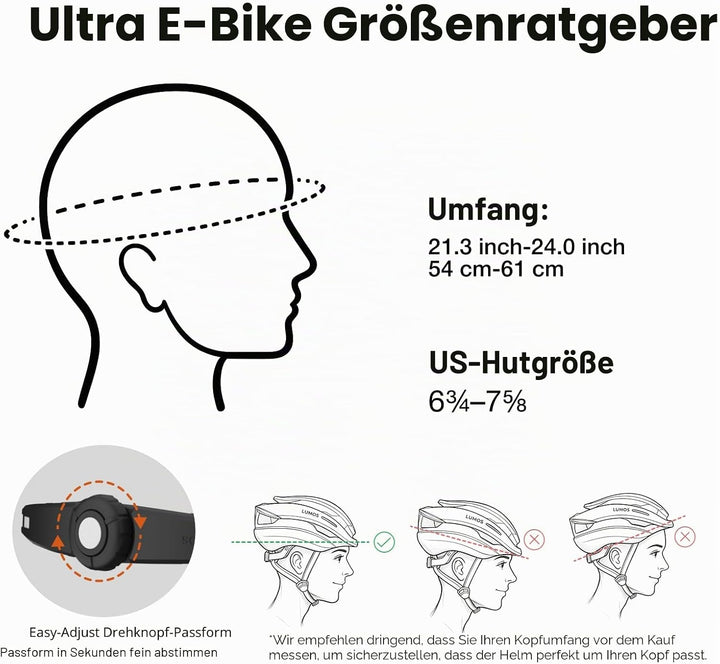 Lumos Ultra E-Bike Smart Helmet | NTA 8667 Certified | Front &amp; Rear LED Lights | Retractable Face Sh
