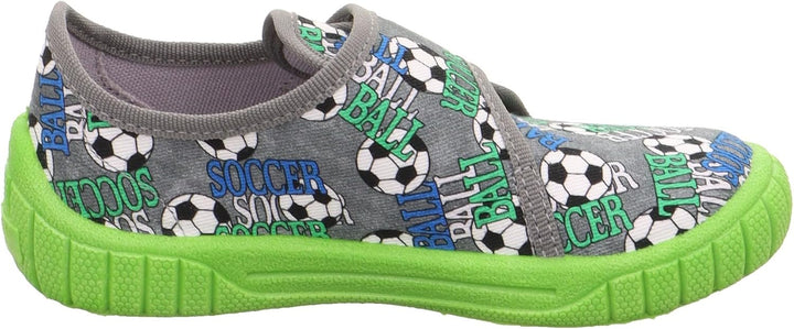 Superfit Jungen BillHausschuhe 23 EU Grau Mehrfarbig 2050, 23 EU Grau Mehrfarbig 2050
