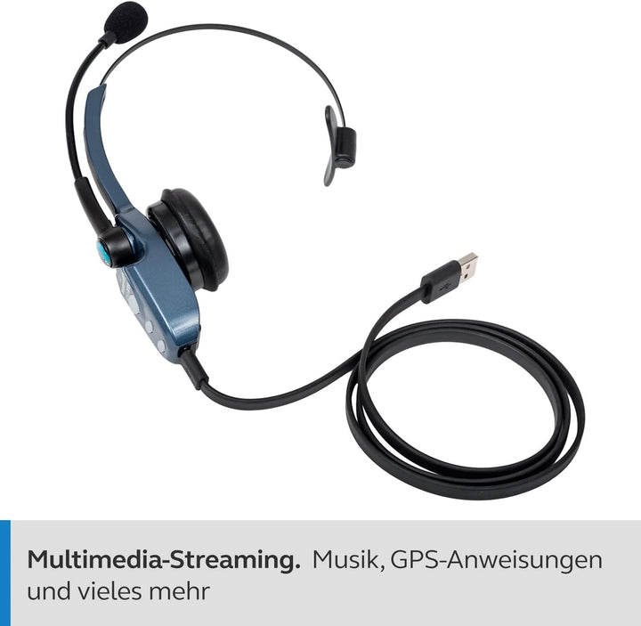 Jabra BlueParrott B250-XTS SE Bluetooth 5.0 On-Ear-Mono-Headset - für lärmintensive Umgebungen - 91%