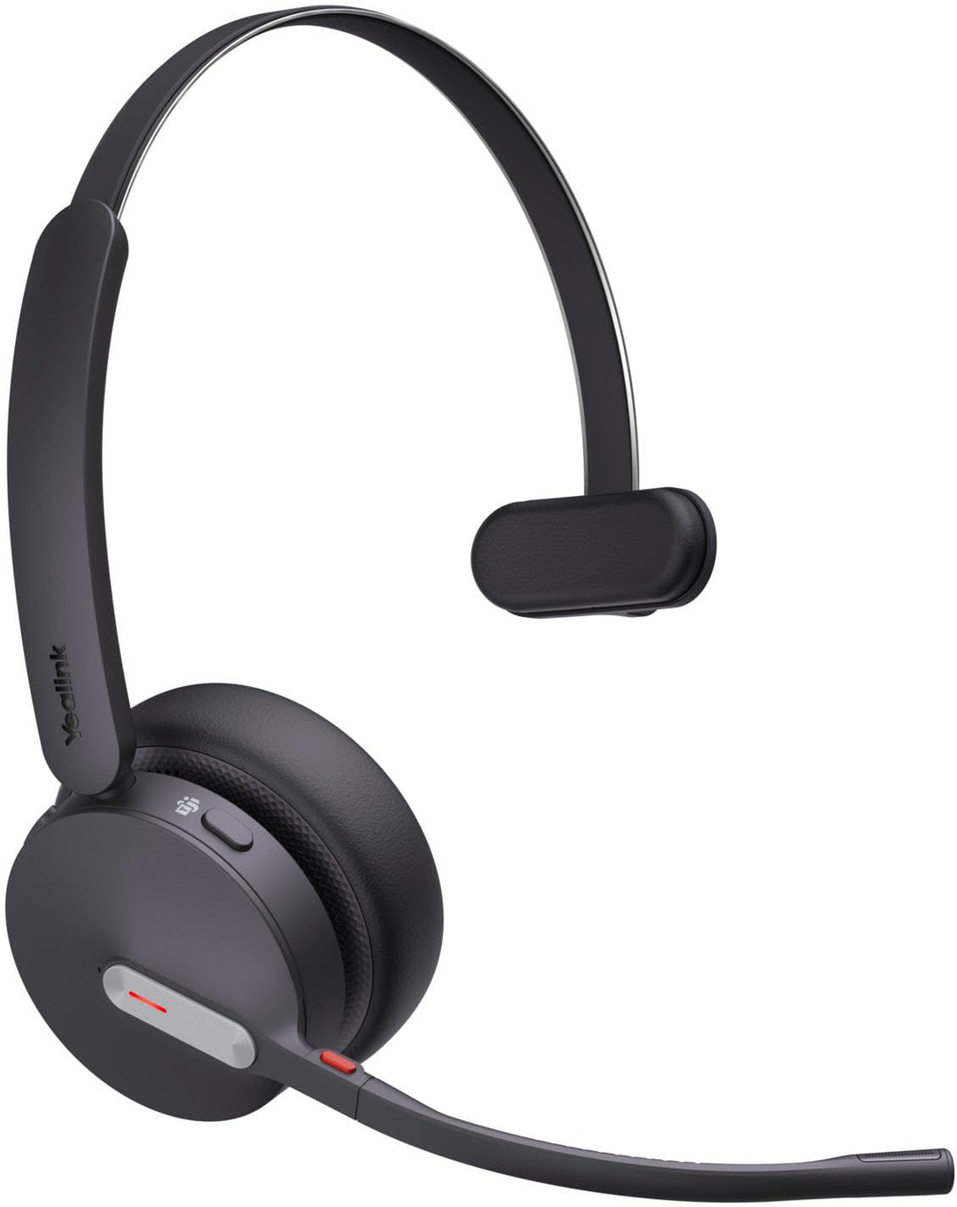 Yealink BH70 Mono Teams USB-A Bluetooth Headset mit Mikrofon, 35 h Sprechzeit, ANC mit 3 Mikrofonen,