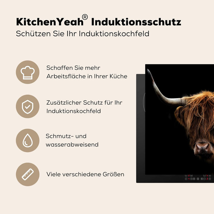 KitchenYeah© Herdabdeckplatte Einteilig Herdabdeckung Abdeckplatte für Ceranfeld Abdeckung Induktion