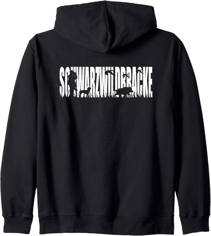 Schwarzwildbracke Jagdhund Hunde Hund Geschenk Jagdhunde Kapuzenjacke