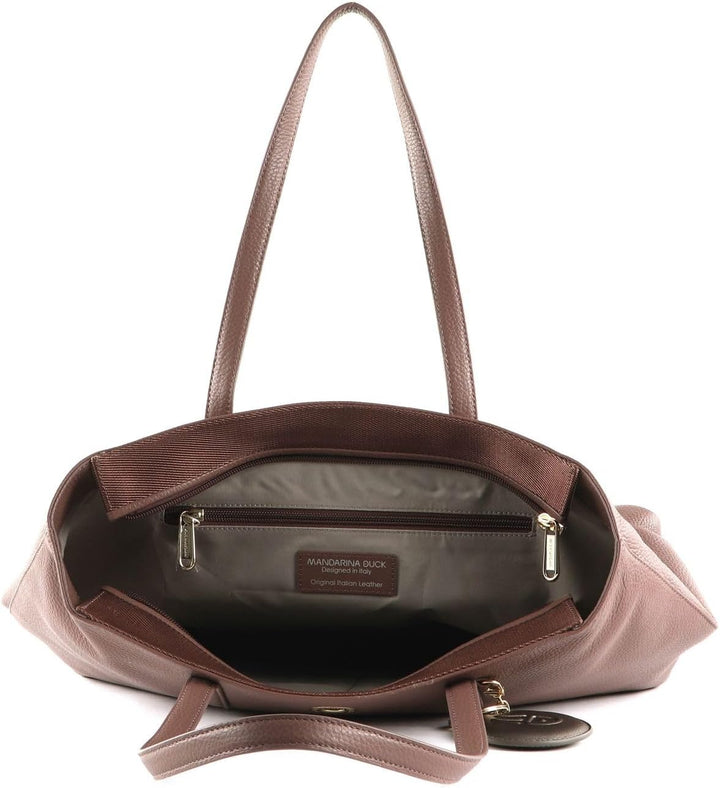 Mandarina Duck Damen Mellow Leather Crossover Balsamic, Balsamic